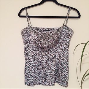 Elie Tahari Silk Floral Printed Camisole